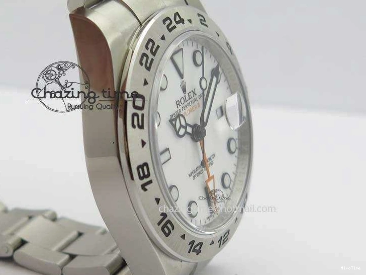 MiroTime 0412 Explorer II 42mm 216570 1:1 Noob Best Edition White Dial A3187 (Correct Hand Stack) Sophisticated 3837